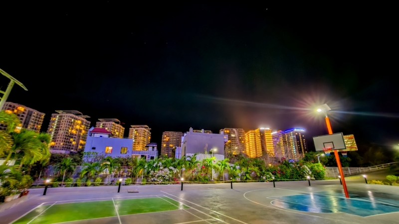 フィリピン留学 Cebu21 - B`CEBU-Basketball Court-3